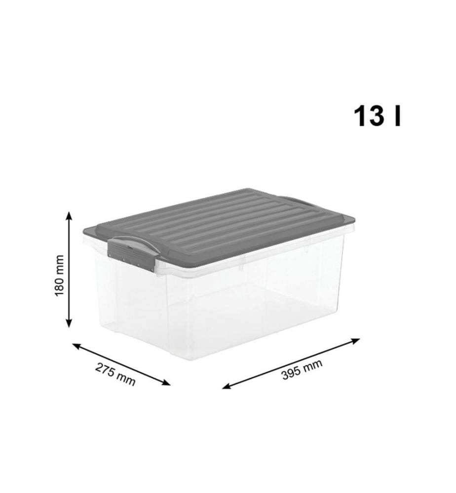 ROTHO - Aufbewahrungsbox Compact A4 / 13 Liter Anthrazit