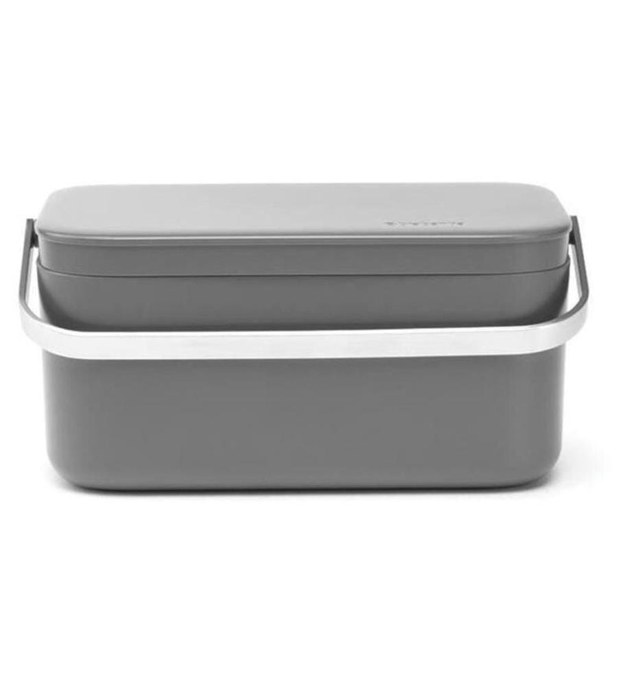 BRABANTIA - Komposteimer 1.8 l, Dunkelgrau