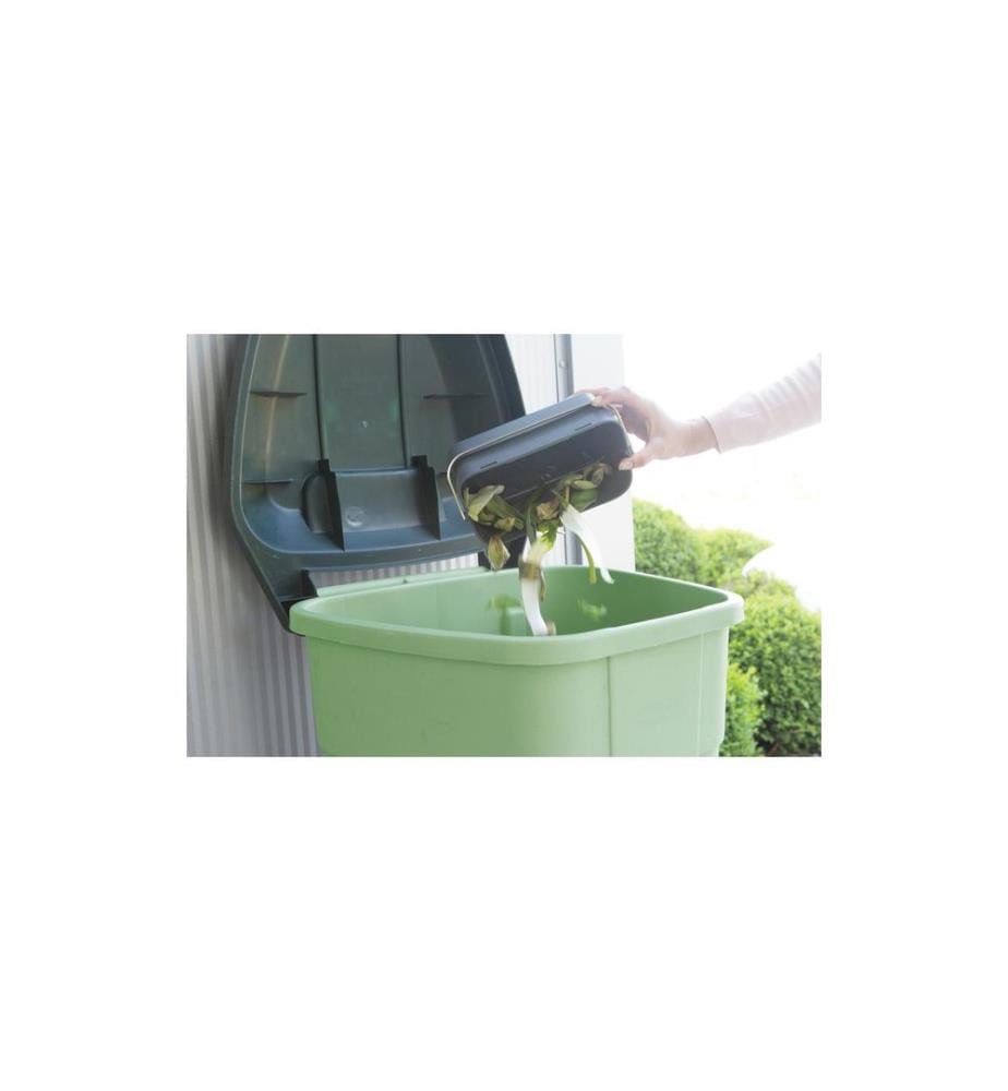 BRABANTIA - Komposteimer 1.8 l, Dunkelgrau