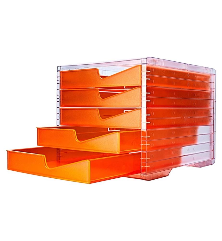 STYRO - Boîte à tiroirs Swingbox NEONline Orange