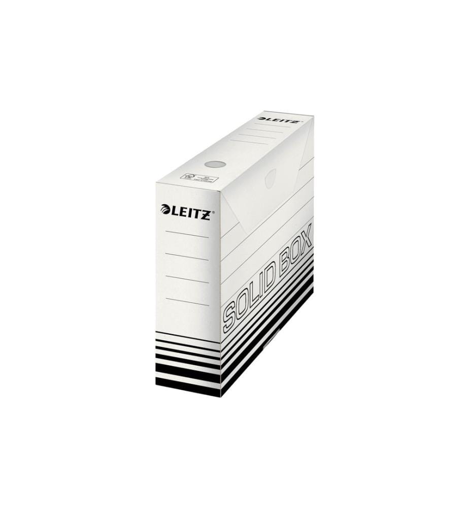 LEITZ - Boîte d'archivage Solid, 80 mm 10 pièces, noir