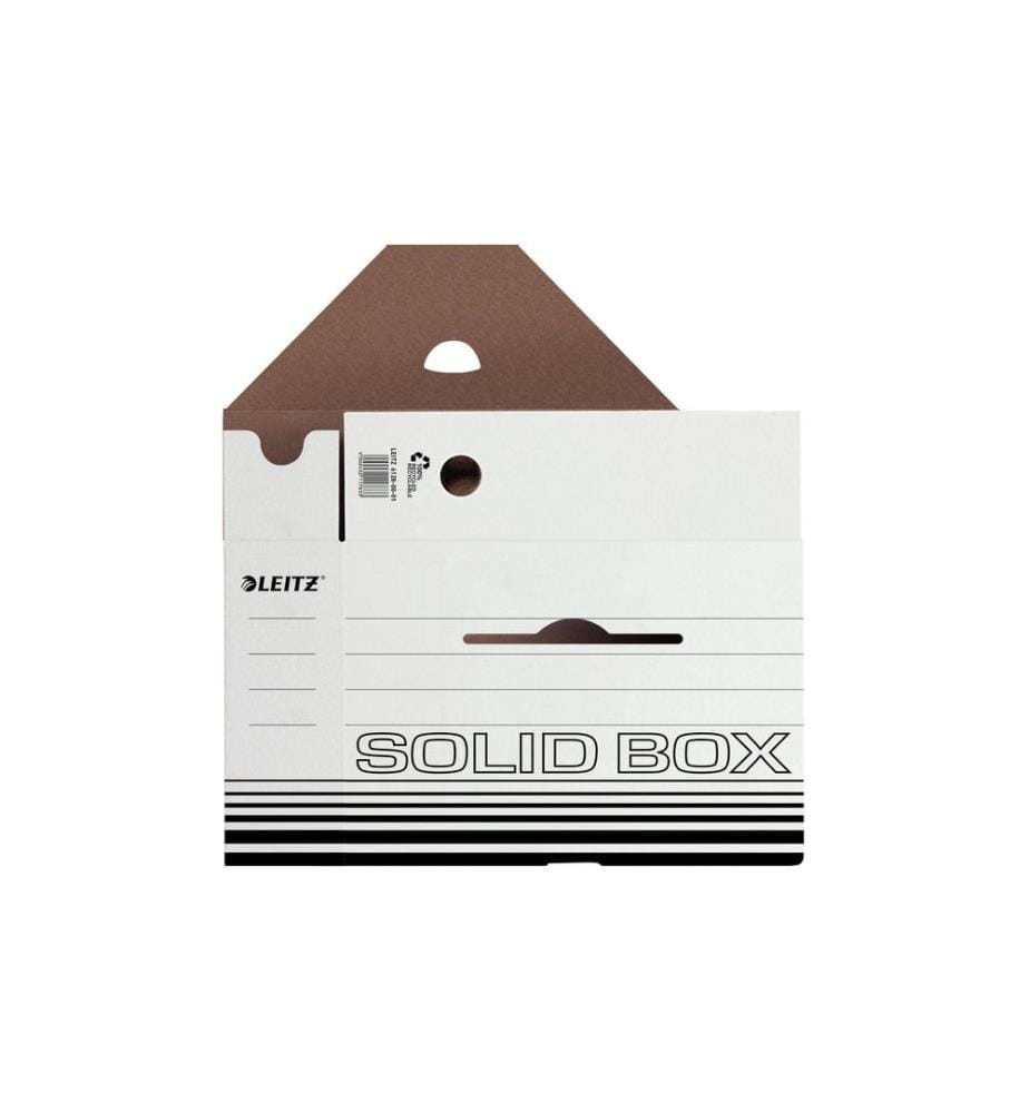 LEITZ - Boîte d'archivage Solid, 100 mm 10 pièces, noir