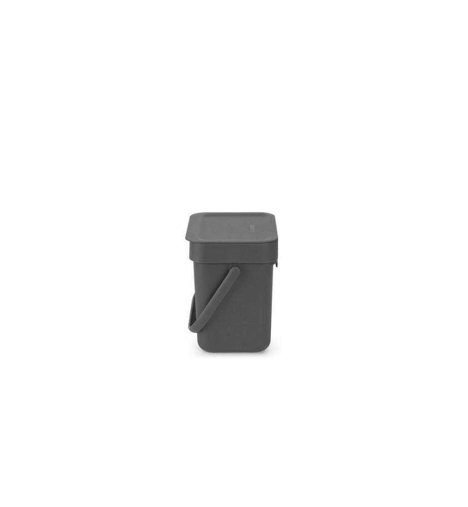 BRABANTIA - Komposteimer Sort & Go 3 l, Grau