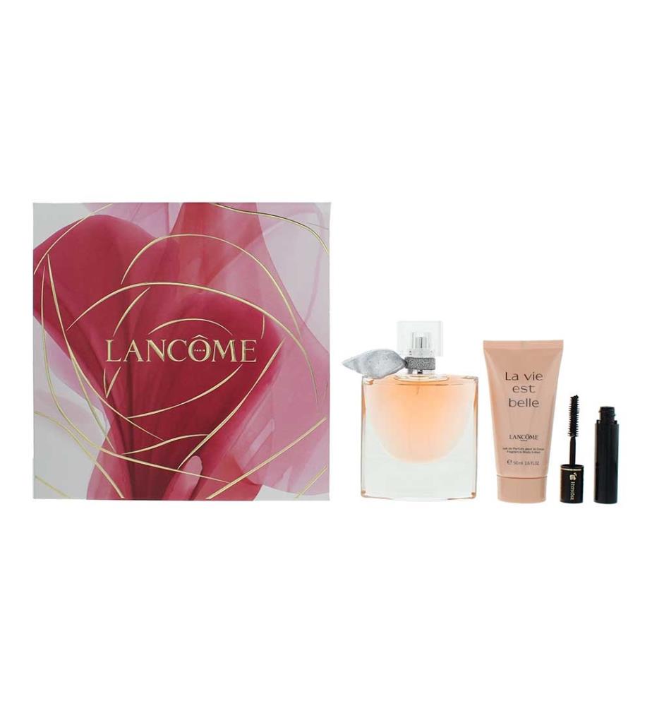 La Vie Est Belle 3 Piece Gift Set : Eau de Parfum 50ml - Mascara 2ml - Lait corporel 50ml