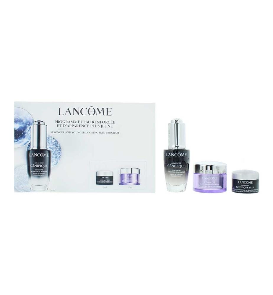 Coffret 3 pièces Advanced Génifique : Sérum 20ml - Crème contour des yeux 5ml - Crème 15ml