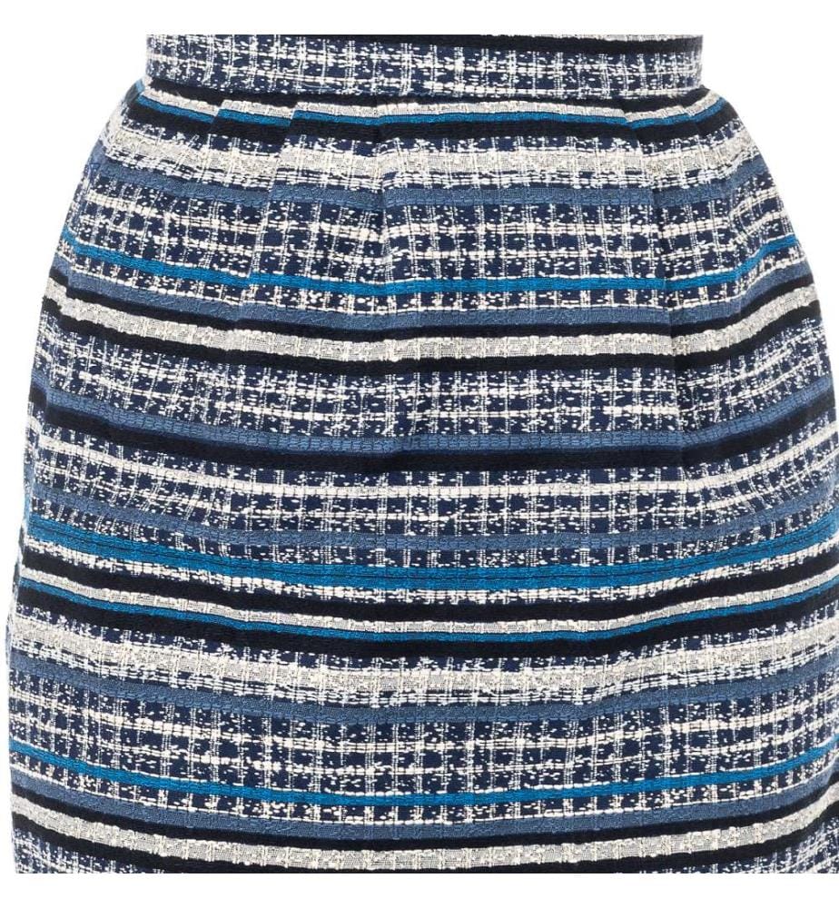 Skirt - White & Blue