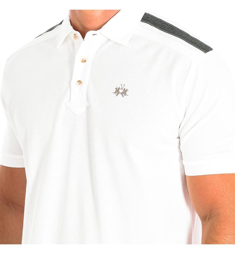 Kurzärmeliges Polo - Weiss
