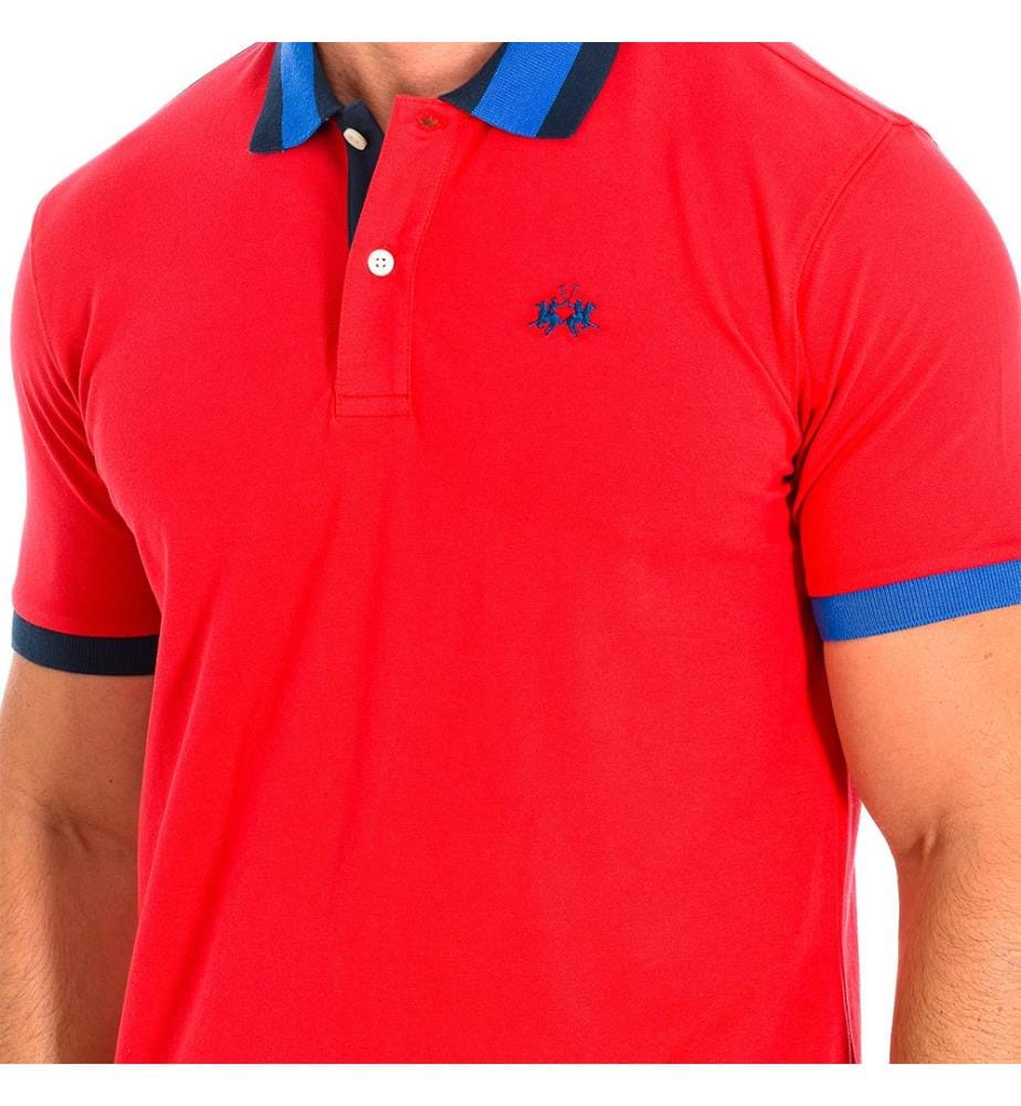 Kurzärmeliges Polo - Rot