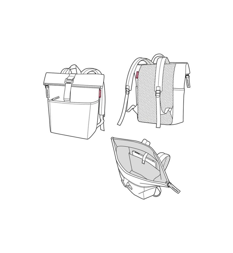 REISENTHEL - Freizeitrucksack Rolltop Backpack Twist Coffee
