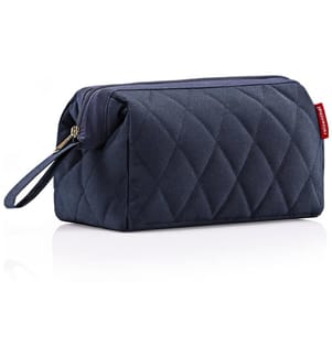 REISENTHEL - Trousse de toilette Travelcosmetic Rhombus Midnight Gold