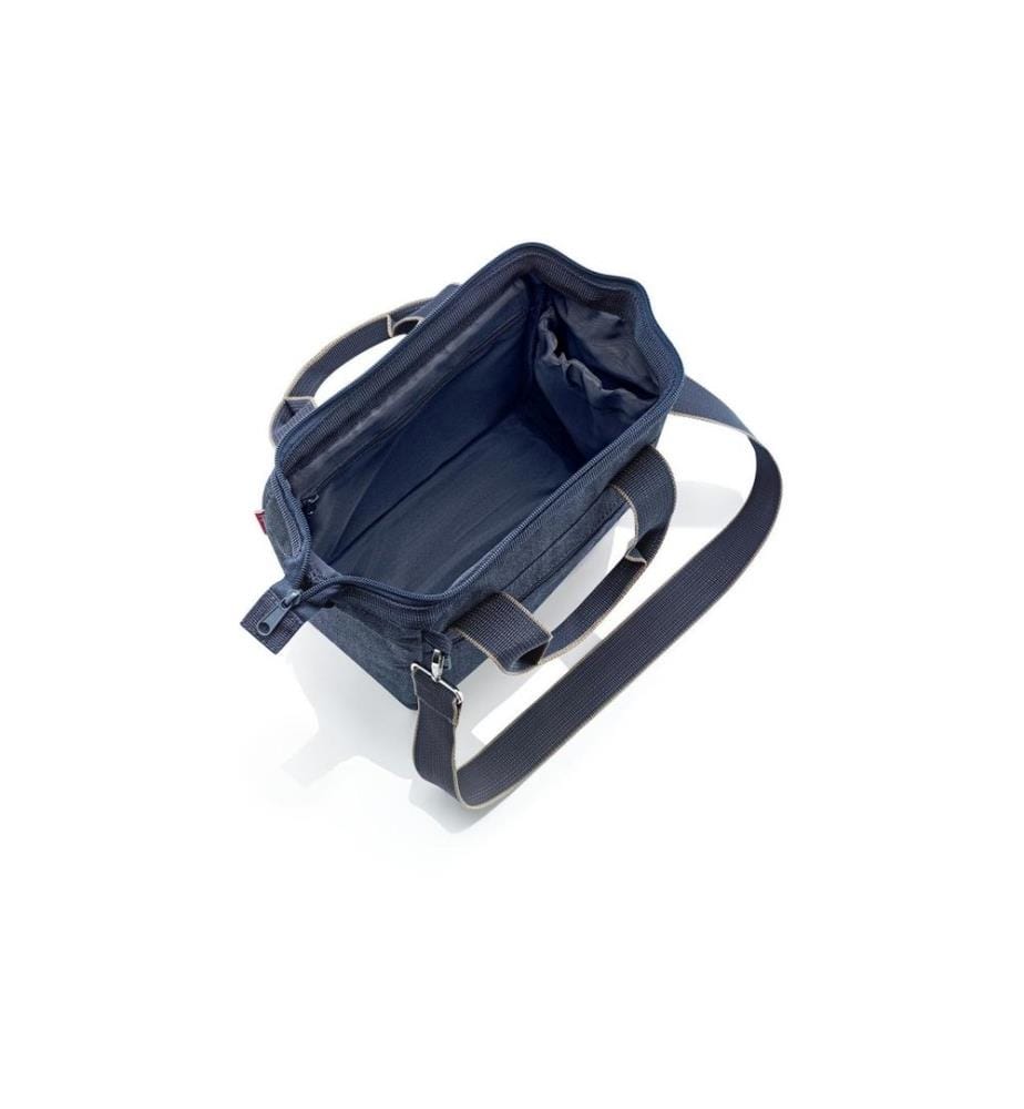 REISENTHEL - Sac à bandoulière Allrounder Cross Herringbone Dark Blue