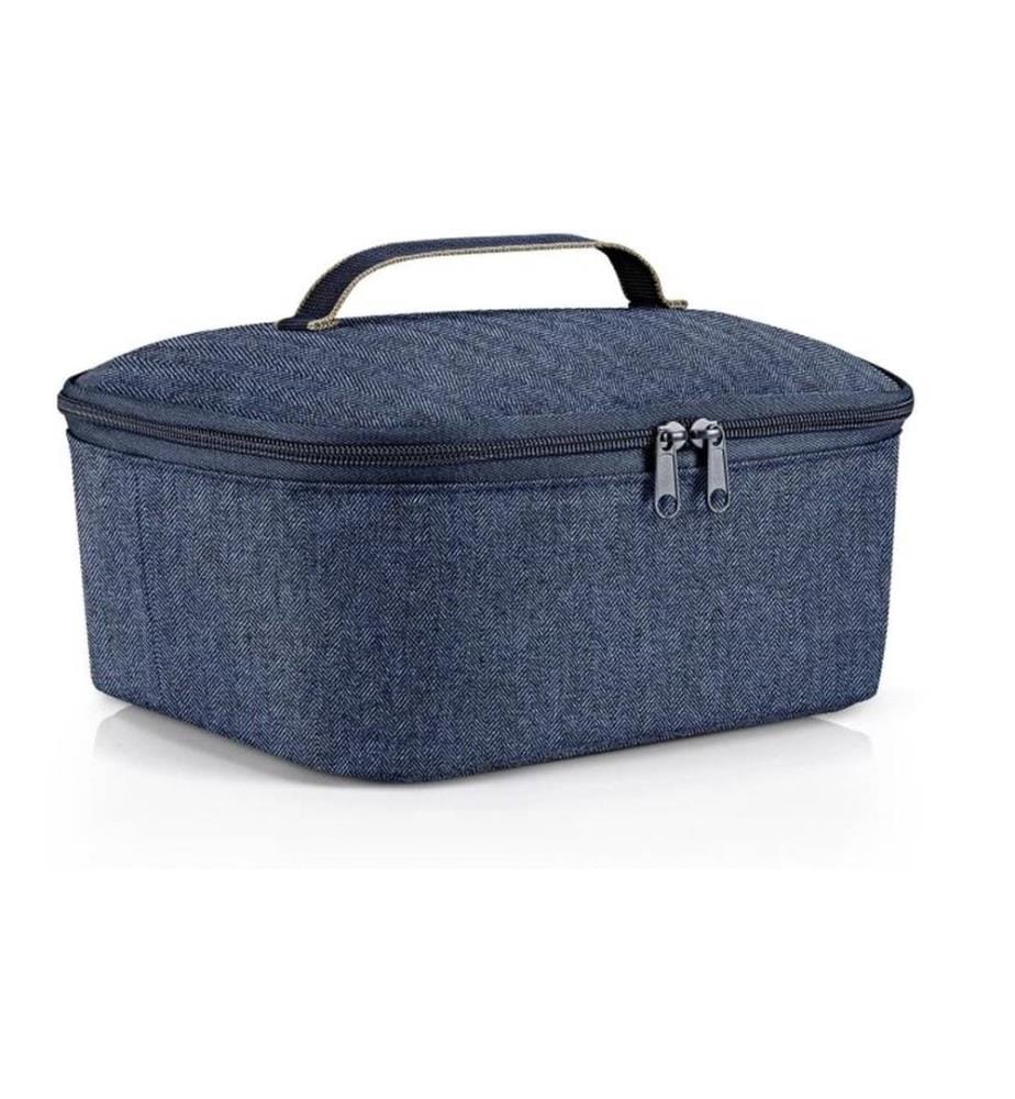 REISENTHEL - Kühltasche M Pocket Herringbone Dark Blue