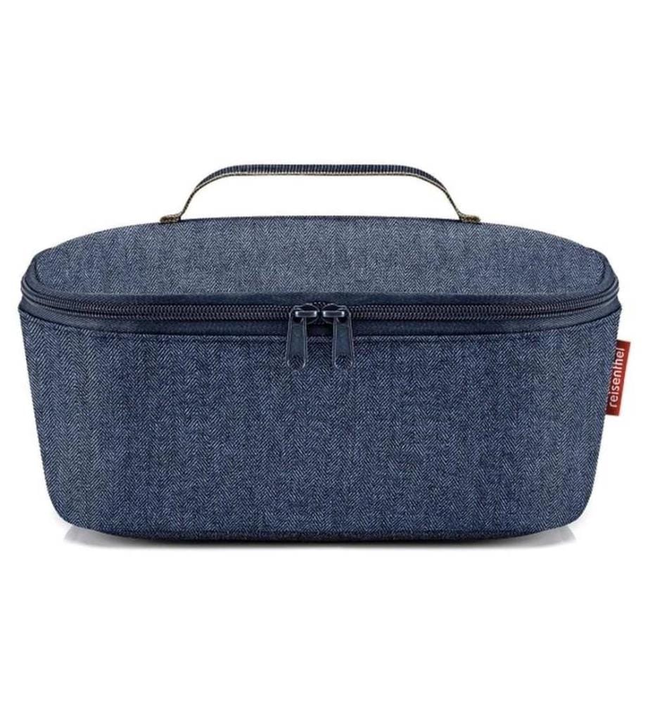 REISENTHEL - Kühltasche M Pocket Herringbone Dark Blue