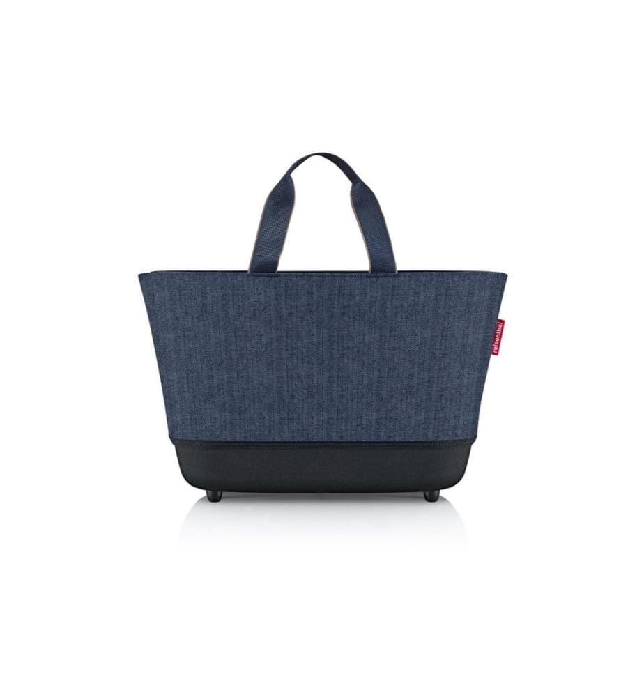 REISENTHEL - Sac Shoppingbasket Herringbone Dark Blue