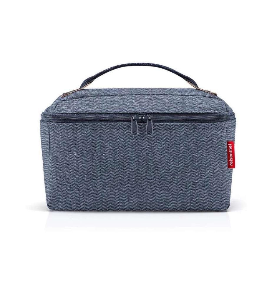 REISENTHEL - Necessaire beautycase Herringbone Dark Blue