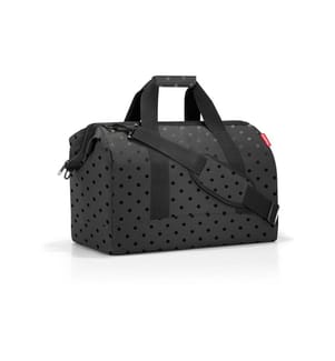 REISENTHEL - Umhängetasche Allrounder L Glossy Dots Black