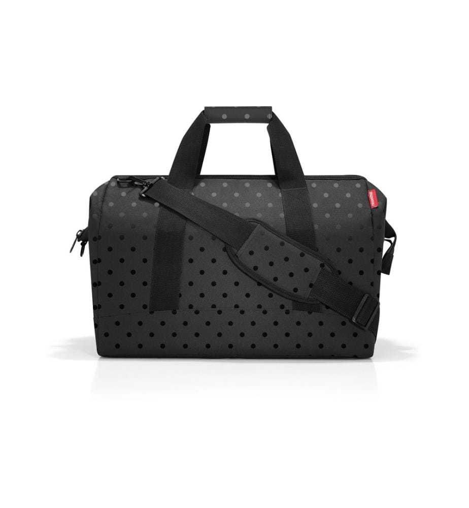 REISENTHEL - Sac à bandoulière Allrounder L Glossy Dots Black