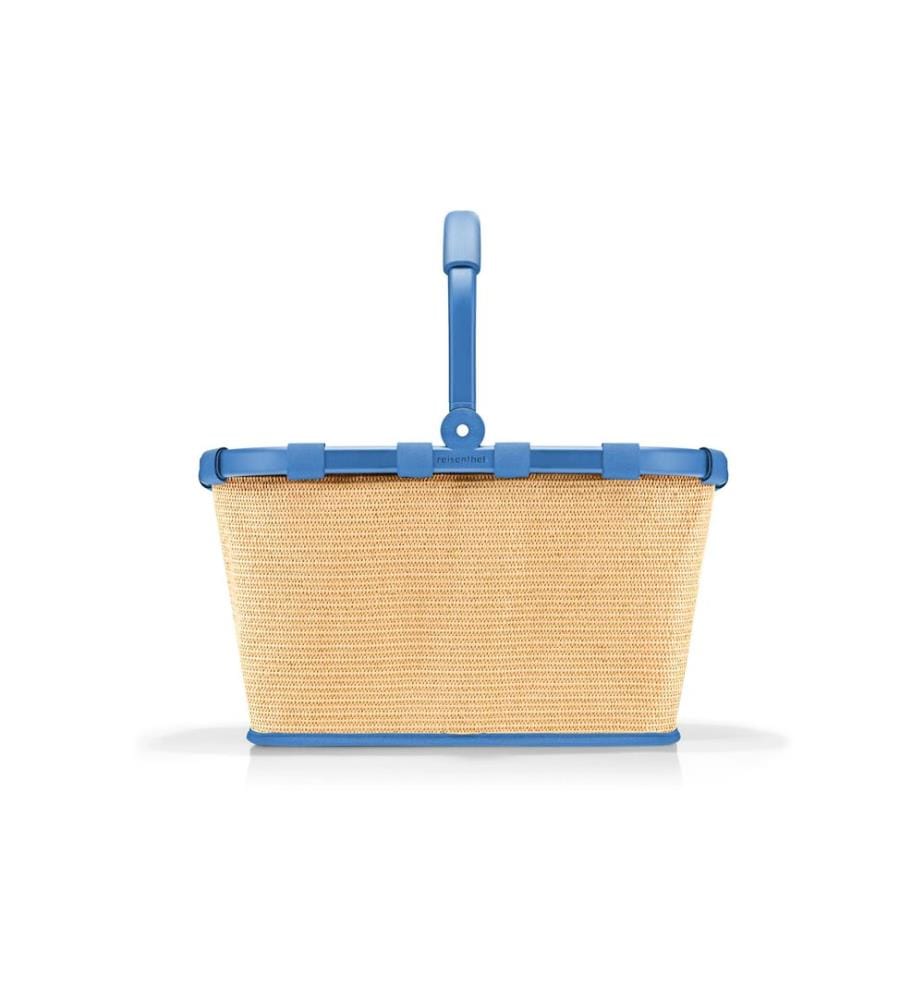 REISENTHEL - Panier de course Carrybag Frame Raffia Blue