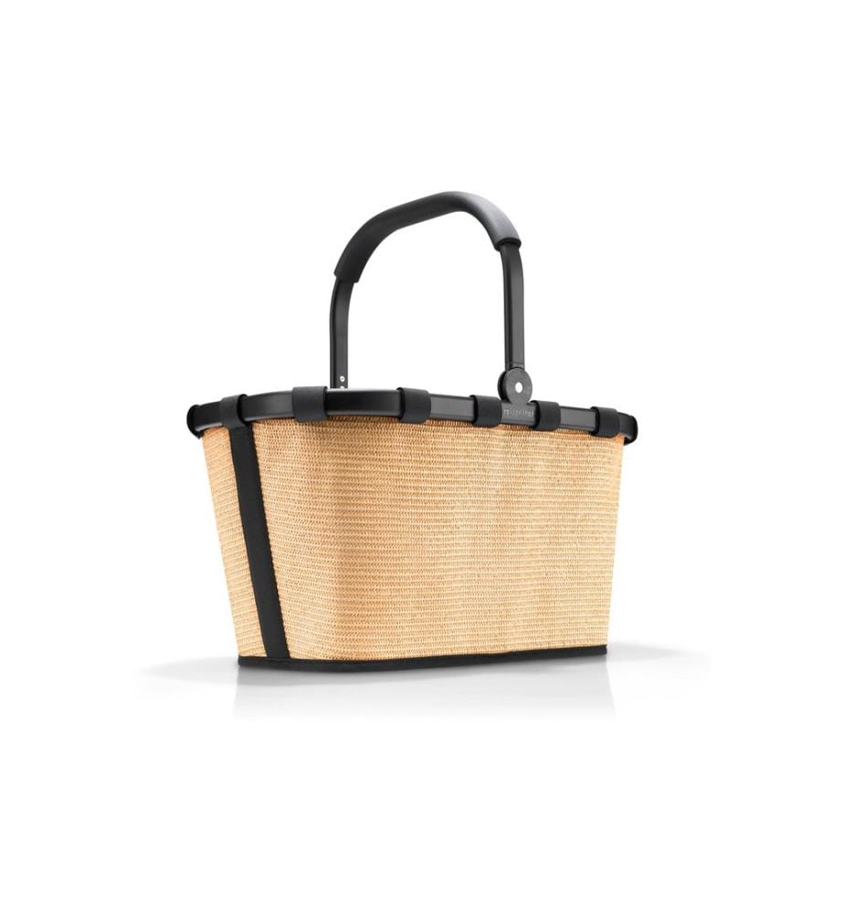 REISENTHEL - Panier de course Carrybag Frame Raffia black