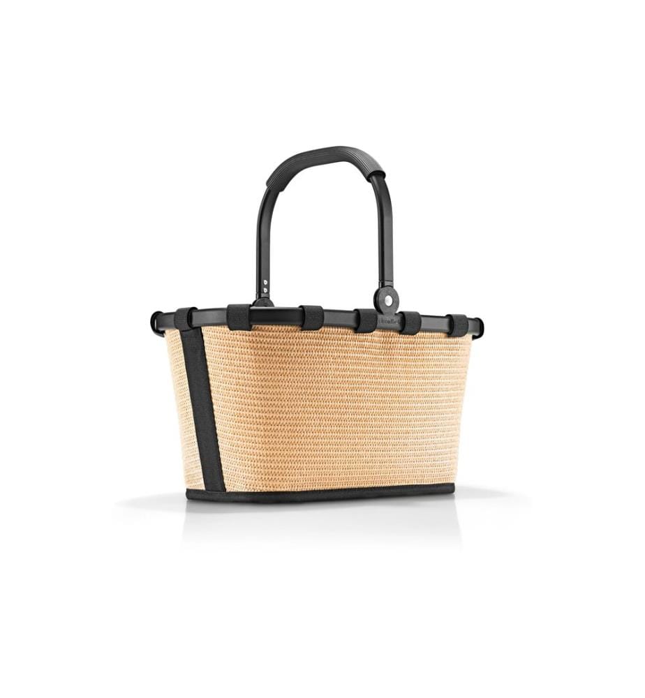 REISENTHEL - Panier de course Carrybag XS Frame Raffia Black