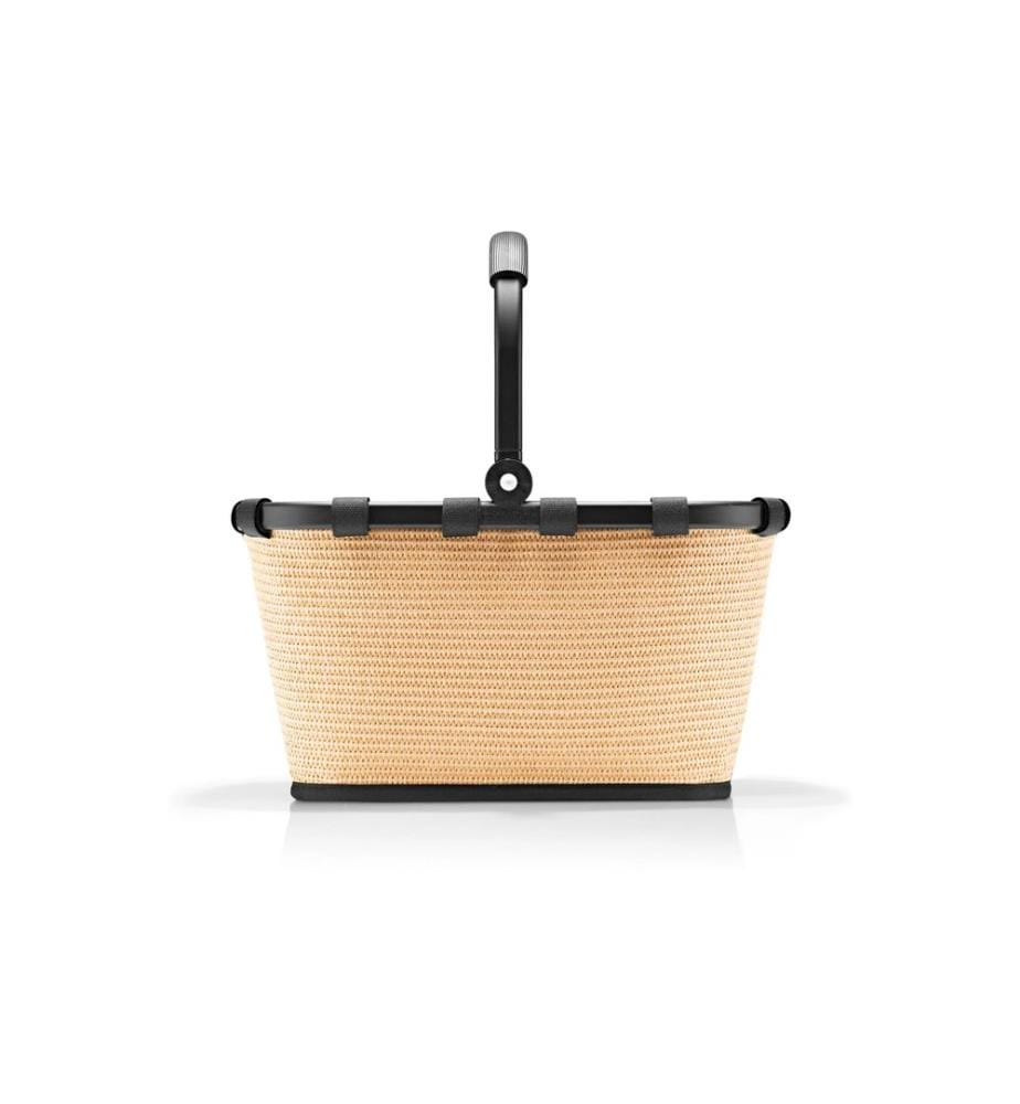 REISENTHEL - Panier de course Carrybag XS Frame Raffia Black