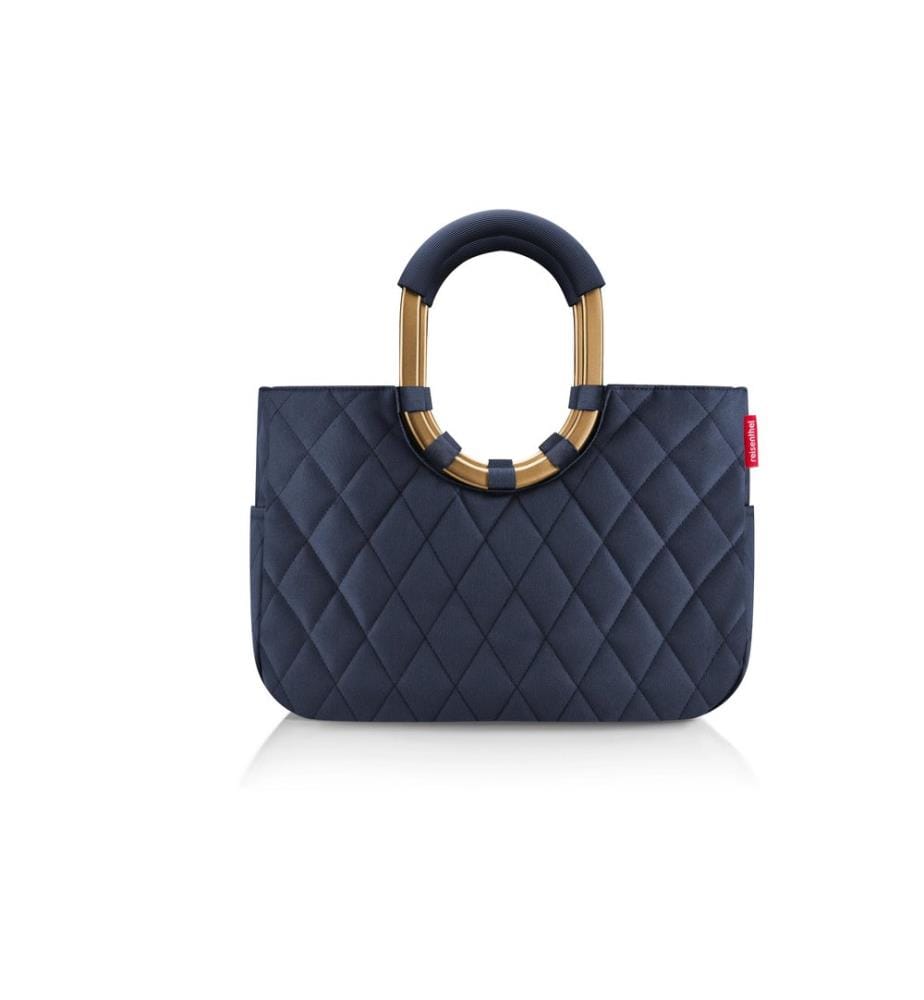 REISENTHEL - Panier de course loopshopper M Frame Rhombus midnight gold