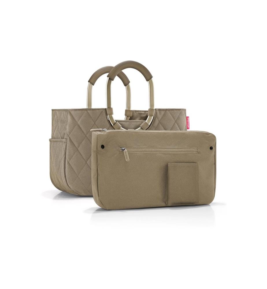 REISENTHEL - Panier de course loopshopper M Frame Rhombus olive