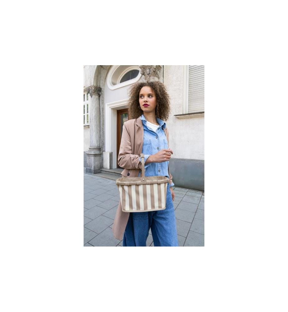 REISENTHEL - Panier de course Carrybag XS Summerstripes Coffee