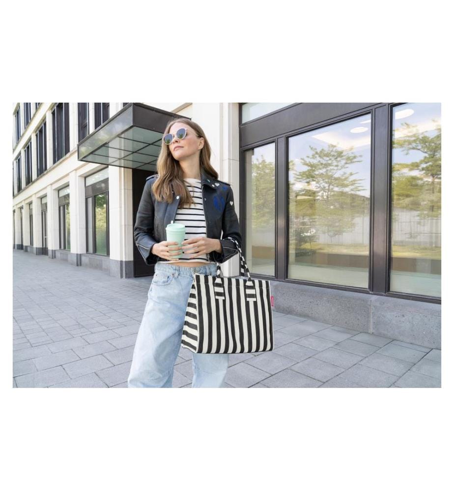 REISENTHEL - Sac Daily Shopper Summerstripes Black