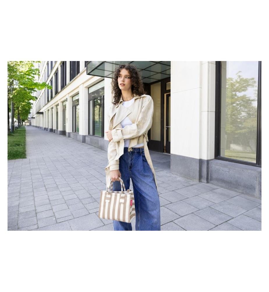 REISENTHEL - Sac Daily Shopper XS Summerstripes Coffee