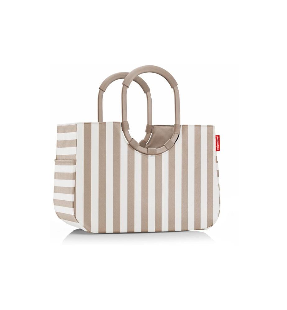 REISENTHEL - Panier de course Loopshopper L Summerstripes Coffee