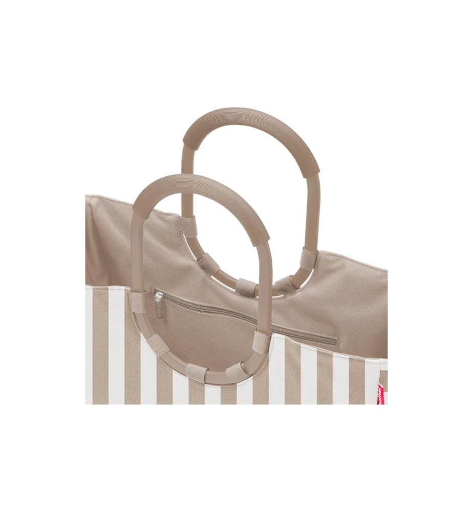 REISENTHEL - Panier de course Loopshopper L Summerstripes Coffee