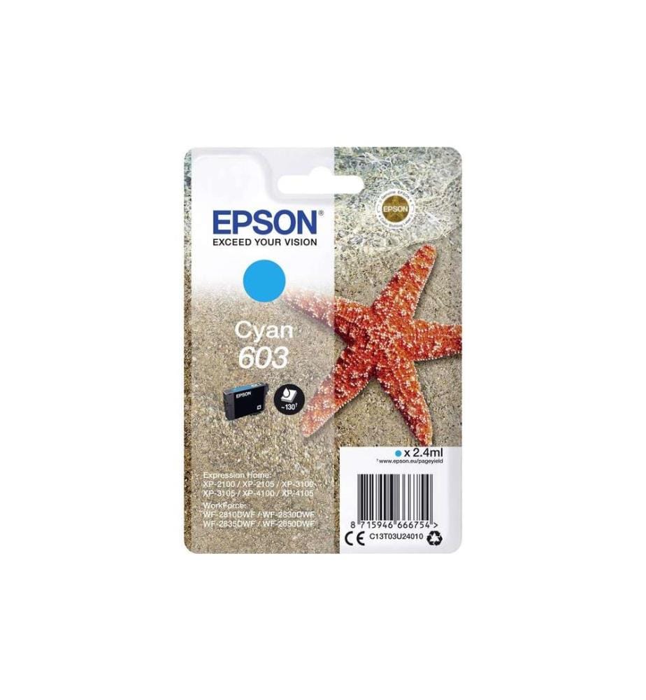 EPSON - Encre 603 / C13T03U24010 Cyan