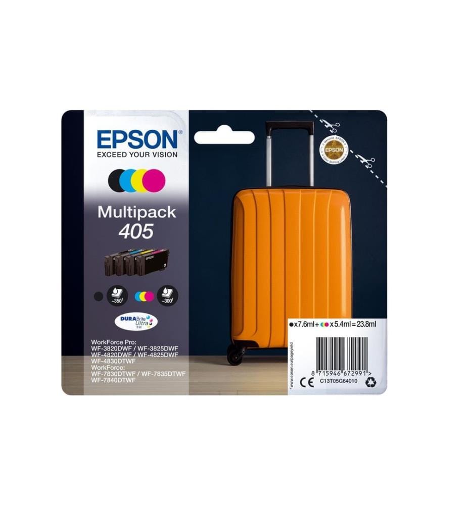 EPSON - Encre No. 405 / C13T05G64010 BK, C, M, Y