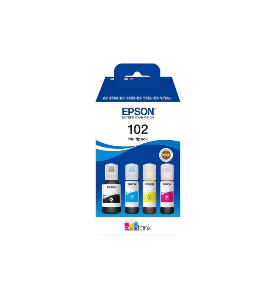 EPSON - Tinte 102 / C13T03R640 BK, Y, C, M