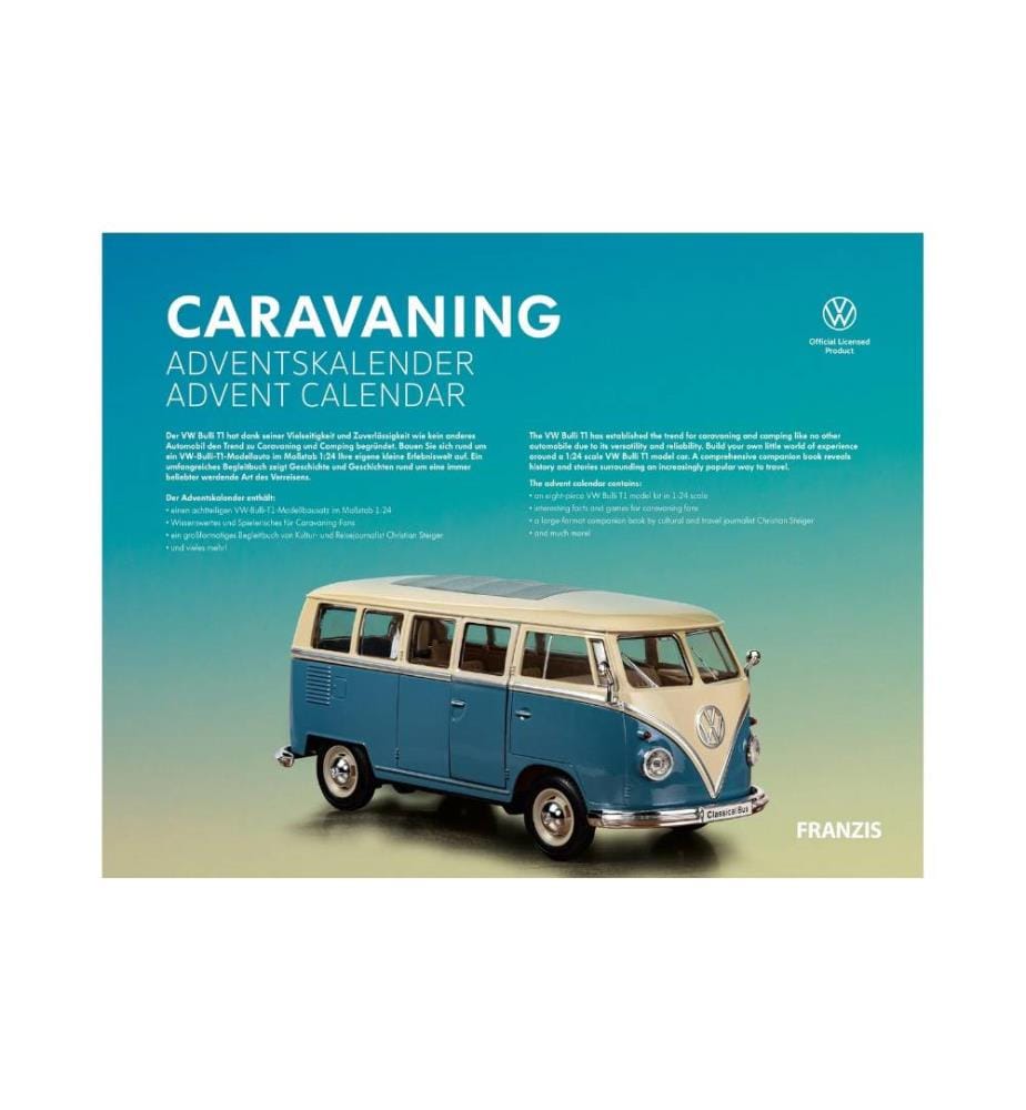 FRANZIS - Adventskalender VW Bulli T1 Caravaning 1:24
