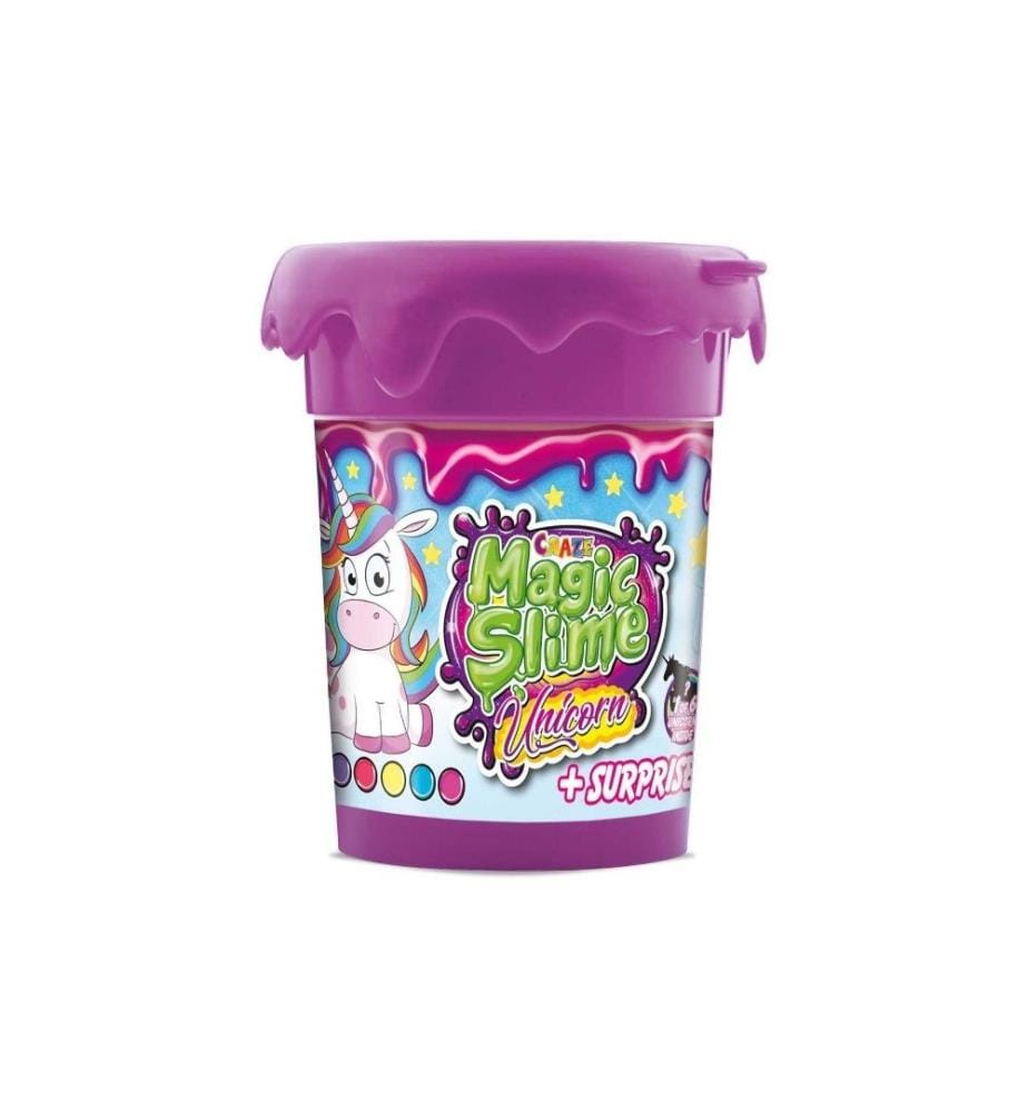 CRAZE - Magic Slime Licorne avec figurine à collectionner assortis