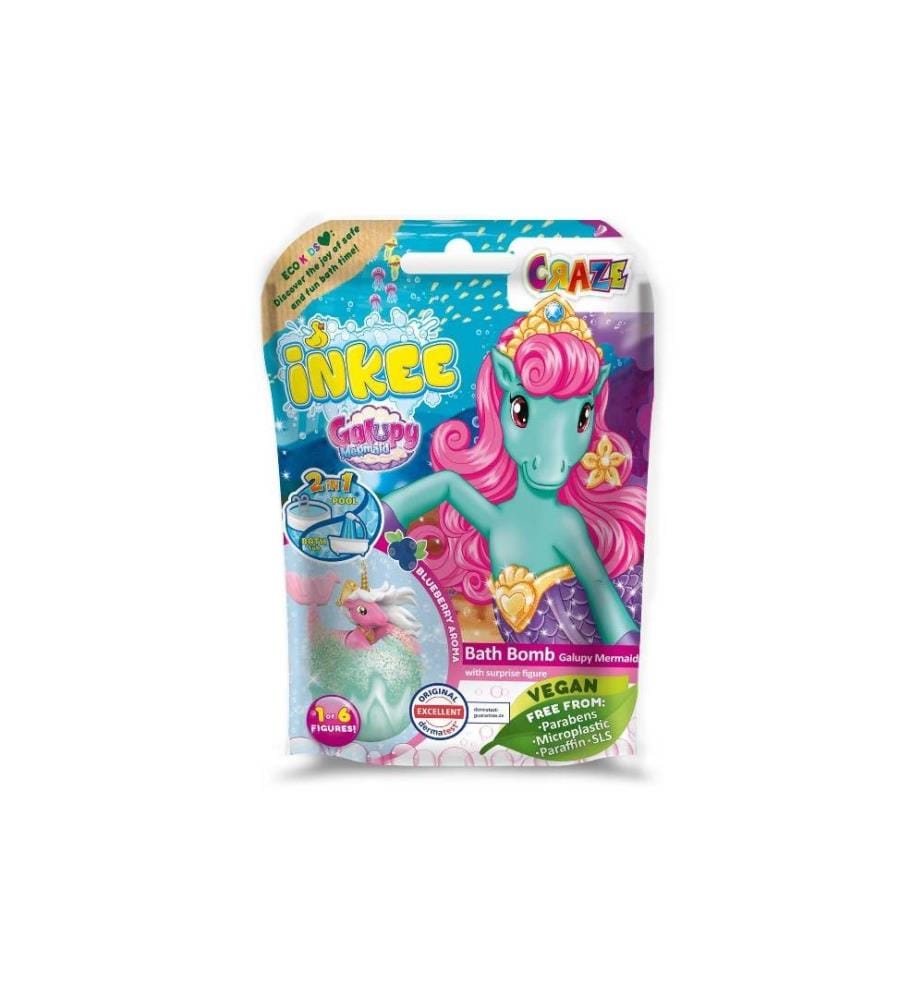 CRAZE - Perles de bain Inkee – Galupy Mermaid 1 Pièce/s