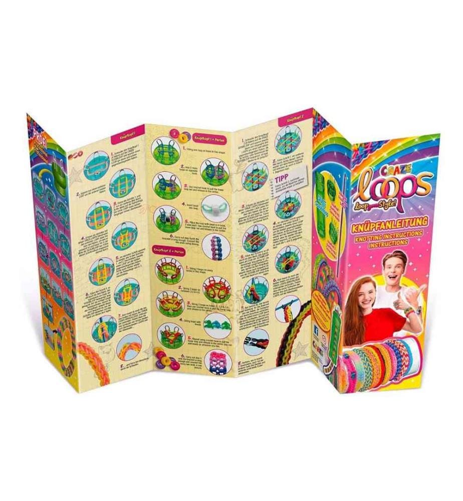 CRAZE - Bastelbox Loops – Rainbow Box