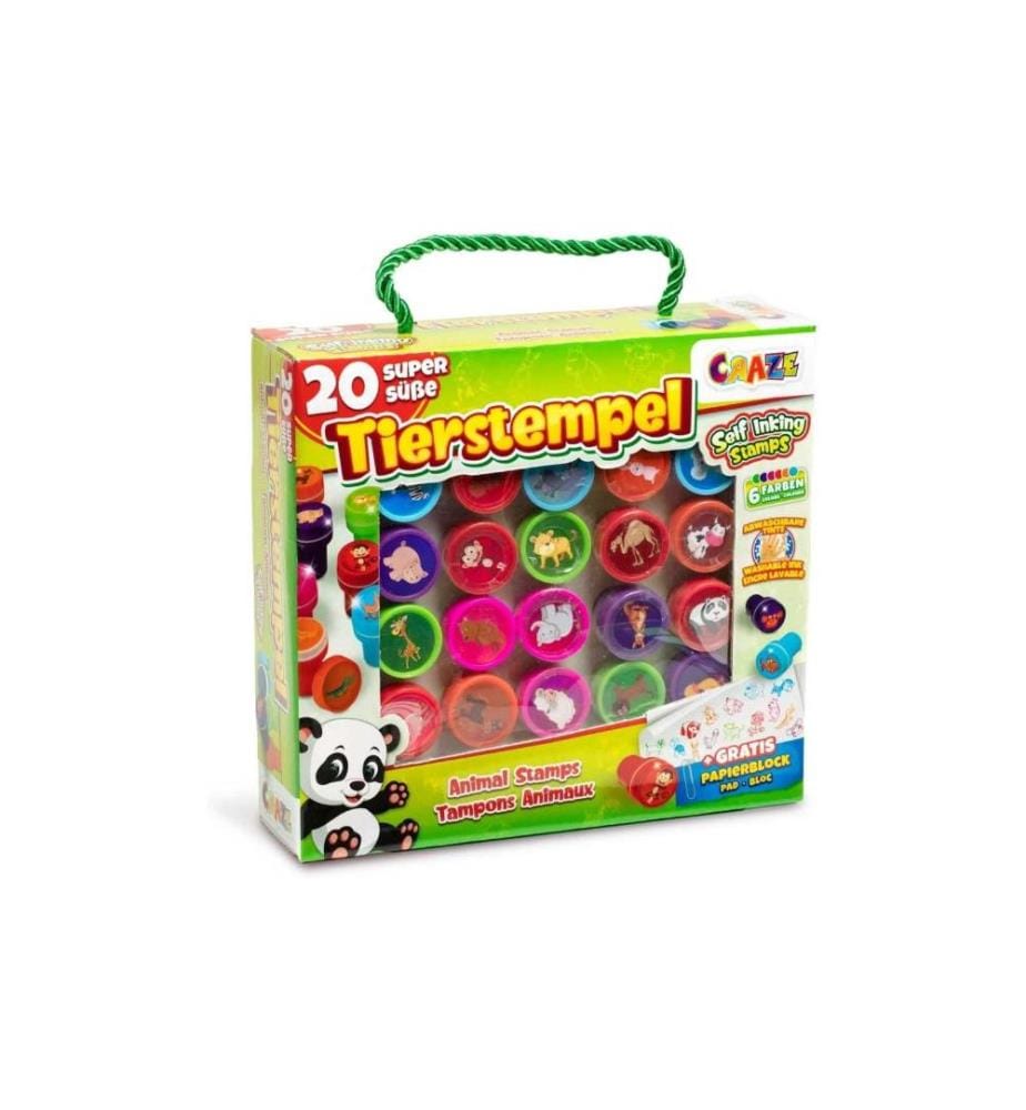 CRAZE - Tierstempel 20 Stück