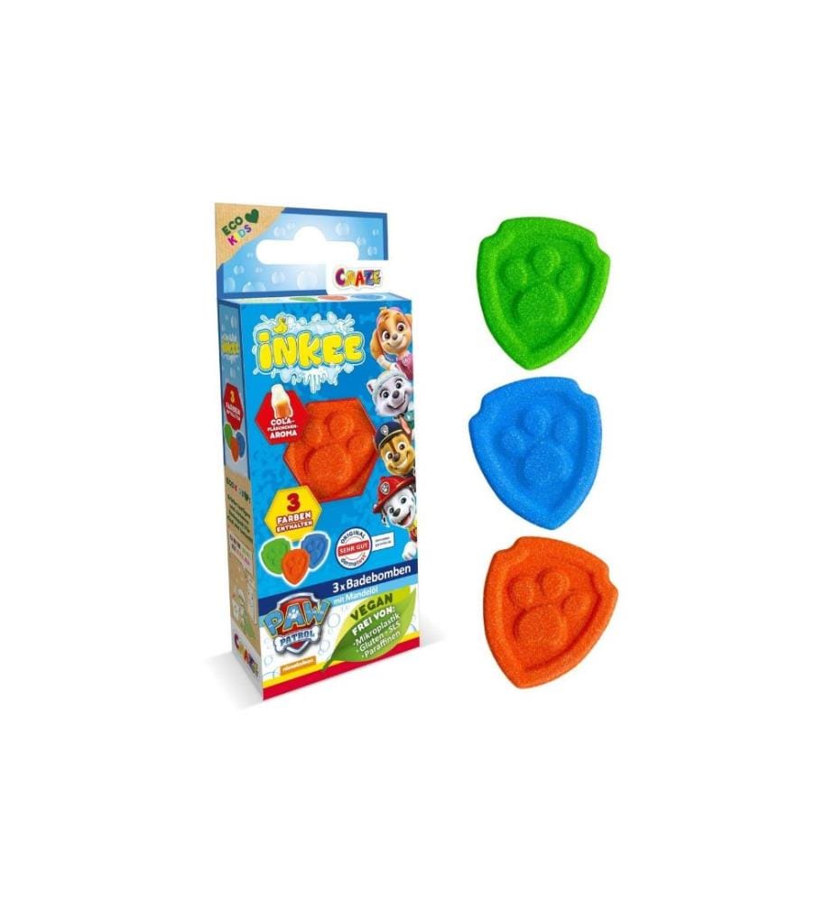 CRAZE - Badespass Inkee Badebomben Paw Patrol 3er-Set