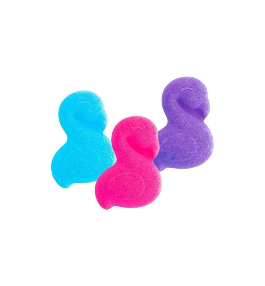 CRAZE - Plaisir dans la baignoire Inkee 3 Bombes de bain Flamingo à l'huile de jojoba