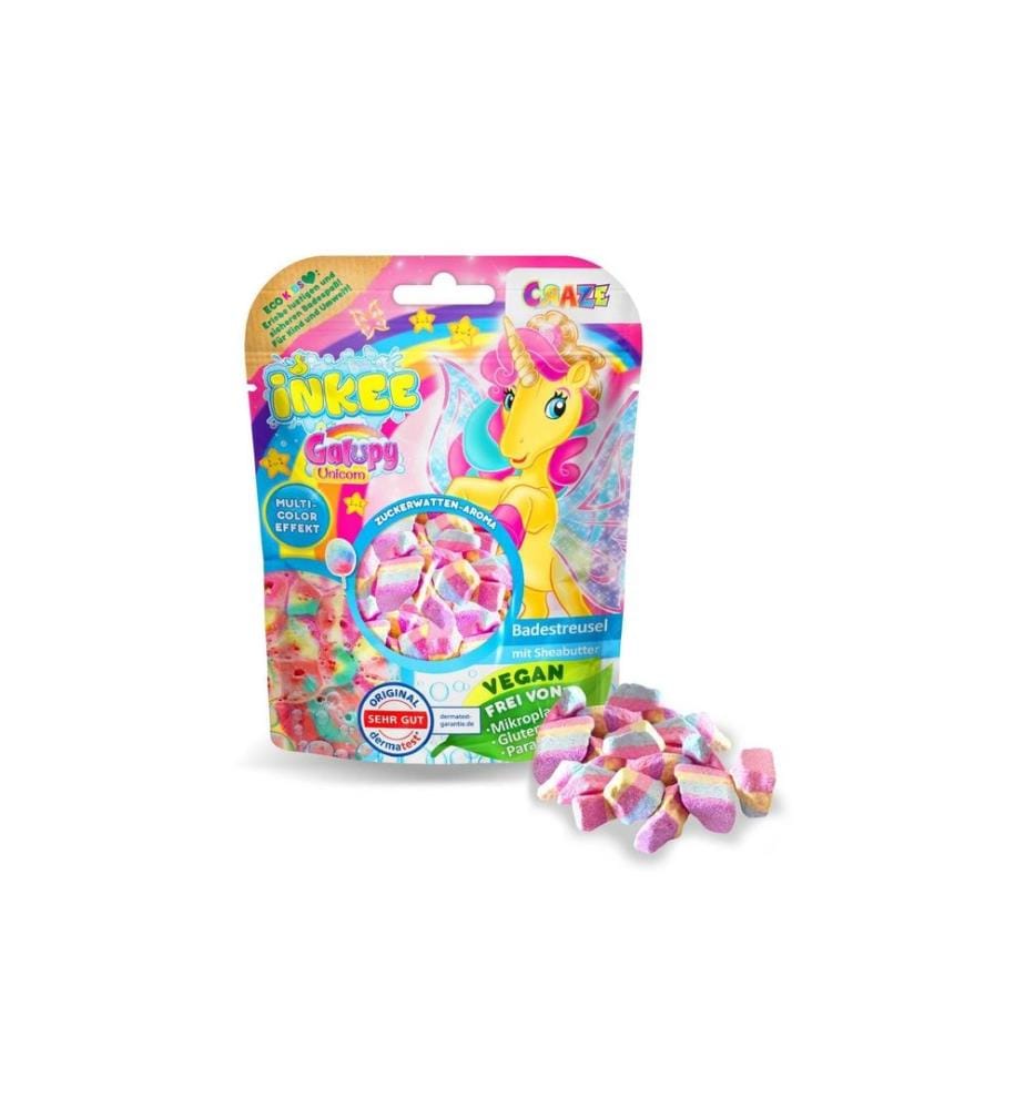 CRAZE - Plaisir dans la baignoire Inkee Bath Crumbles Galupy Licorne 1 Pièce/s