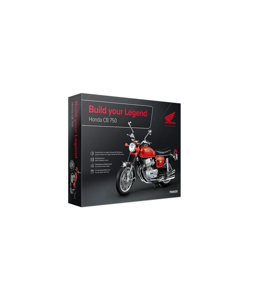 FRANZIS - Kits de montage Honda CB 750 Build your Legend 1:24, DE/EN
