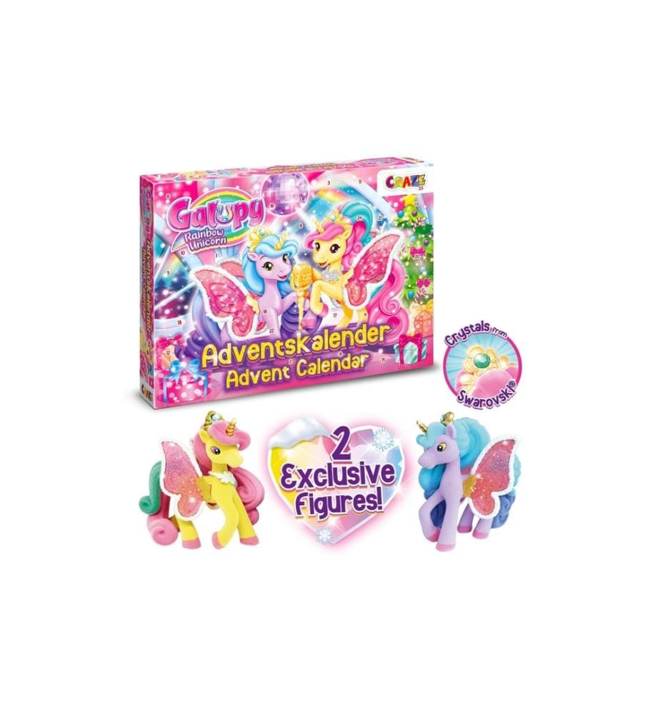 CRAZE - Calendrier de l'Avent Galupy Rainbow Unicorn