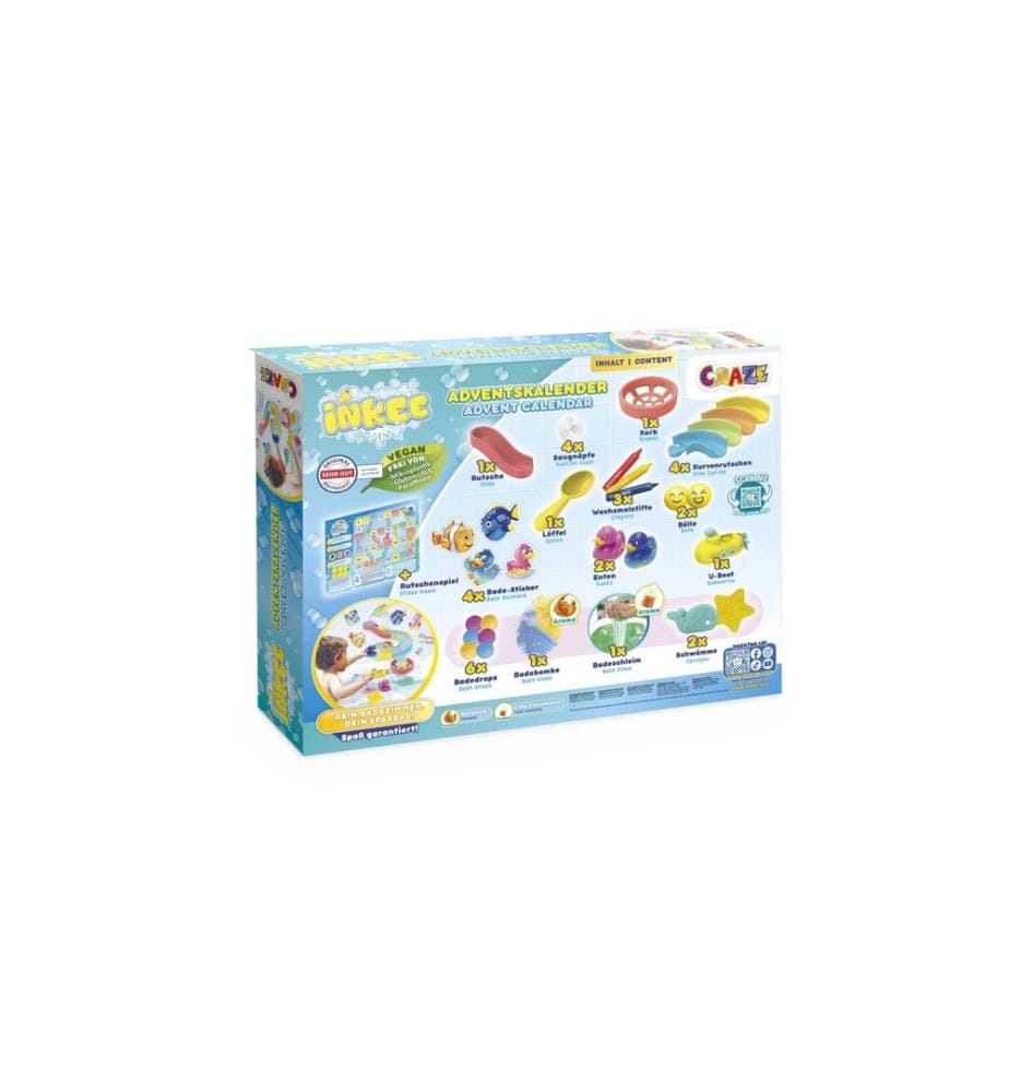 CRAZE - Calendrier de l'Avent Inkee Jouets pour le bain