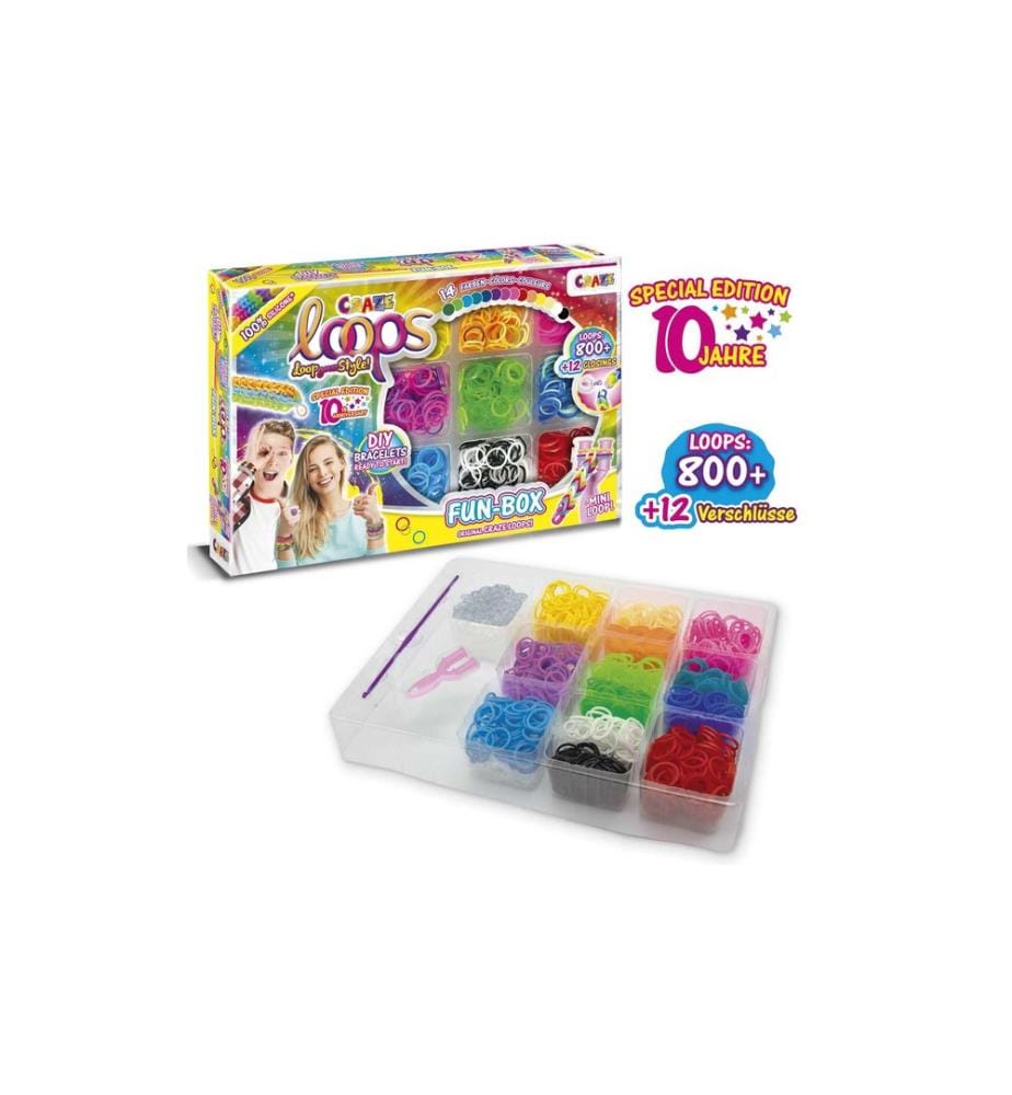 CRAZE - Bastelbox Loops – Fun Box