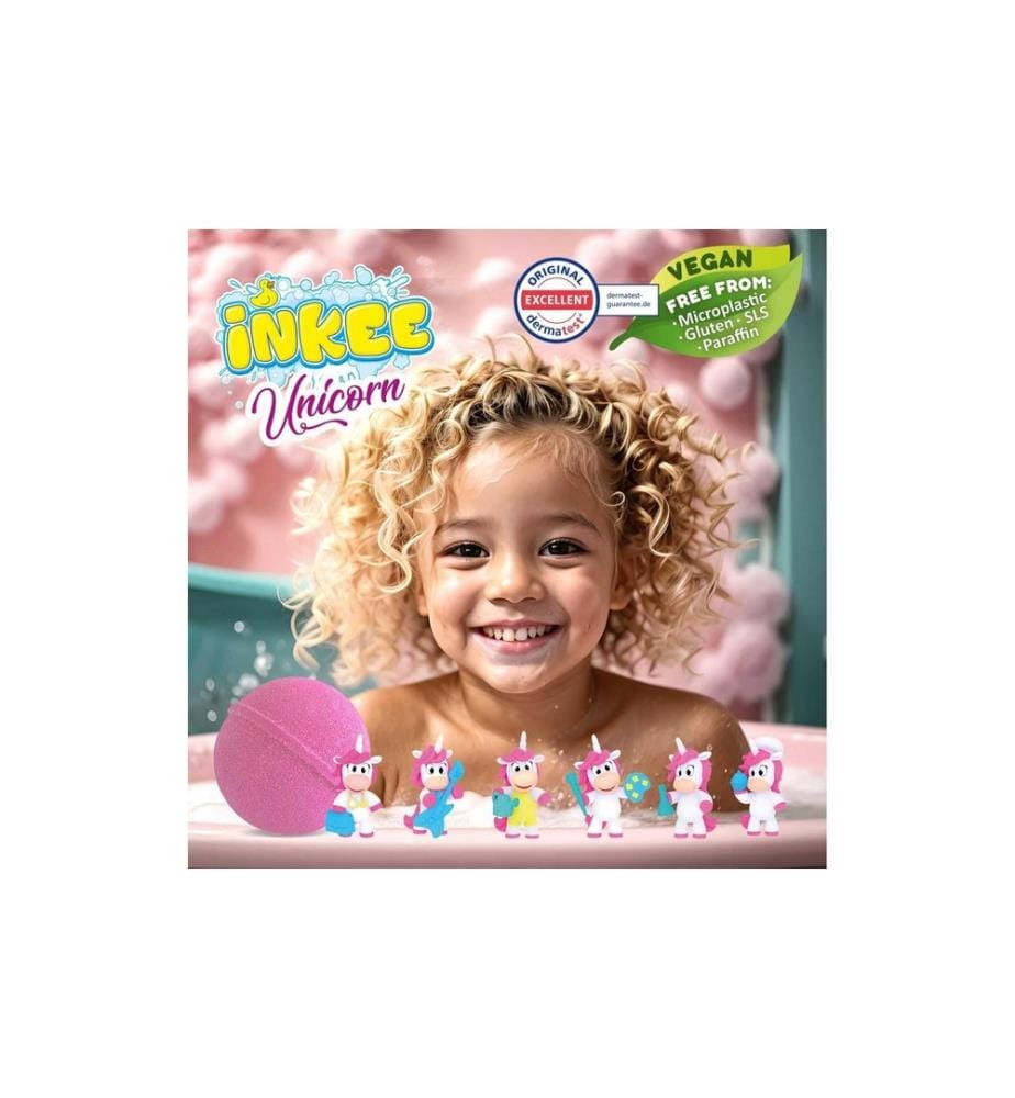 CRAZE - Inkee Surprise Badebombe Unicorn Professions 2 Stück