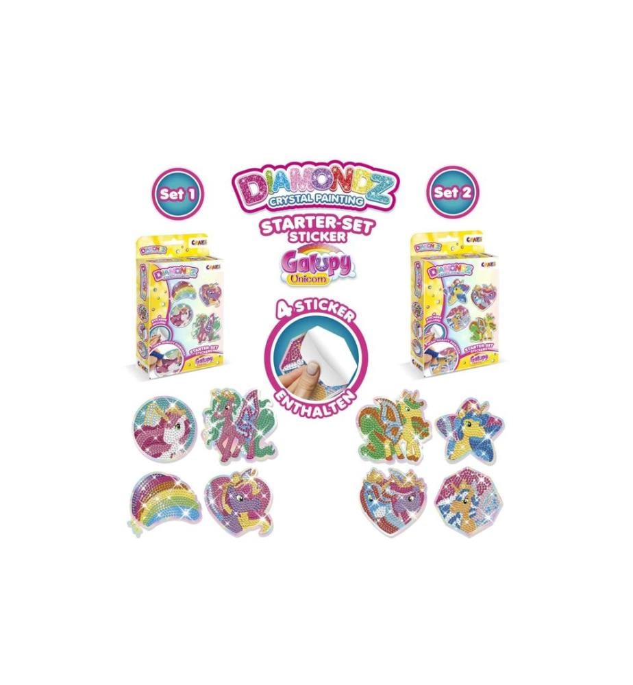 CRAZE - Diamondz Starter Set Stickers Galupy Unicorn