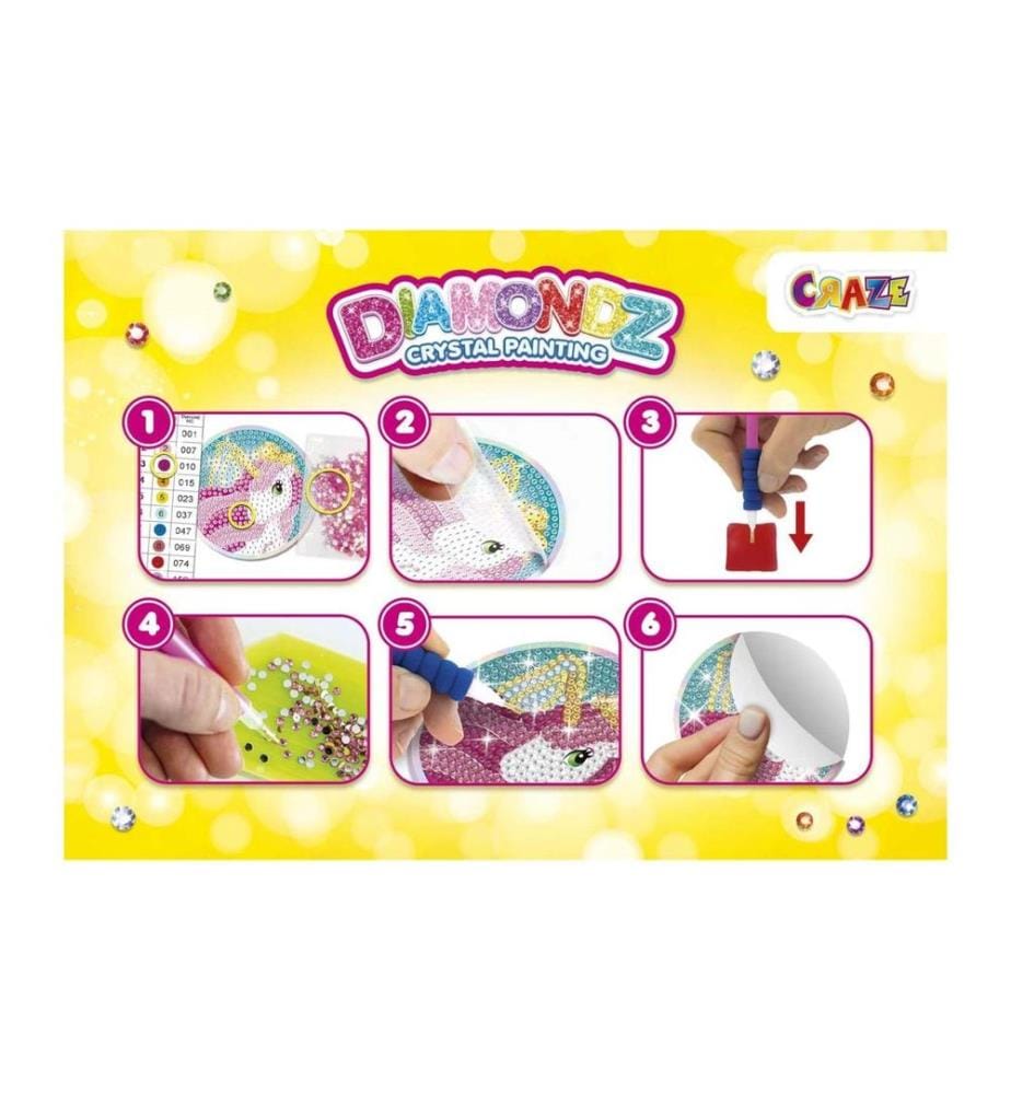 CRAZE - Diamondz Starter Set Stickers Galupy Unicorn